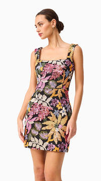 Elliatt Kiran Sequin Mini Dress in Black Multi