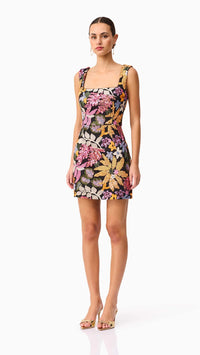 Elliatt Kiran Sequin Mini Dress in Black Multi