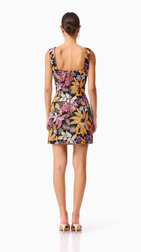 Elliatt Kiran Sequin Mini Dress in Black Multi