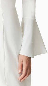 Elliatt Hazelle Off The Shoulder Mini Dress in White