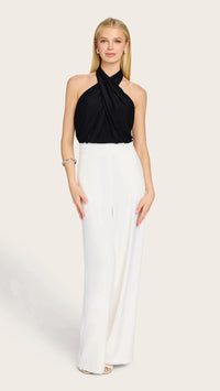 Generation Love Edith Halter Top in Black