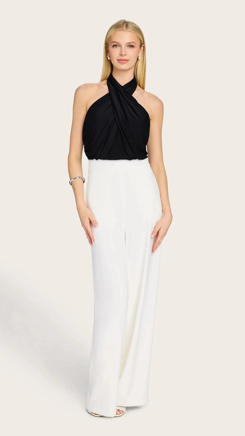 Generation Love Edith Halter Top in Black