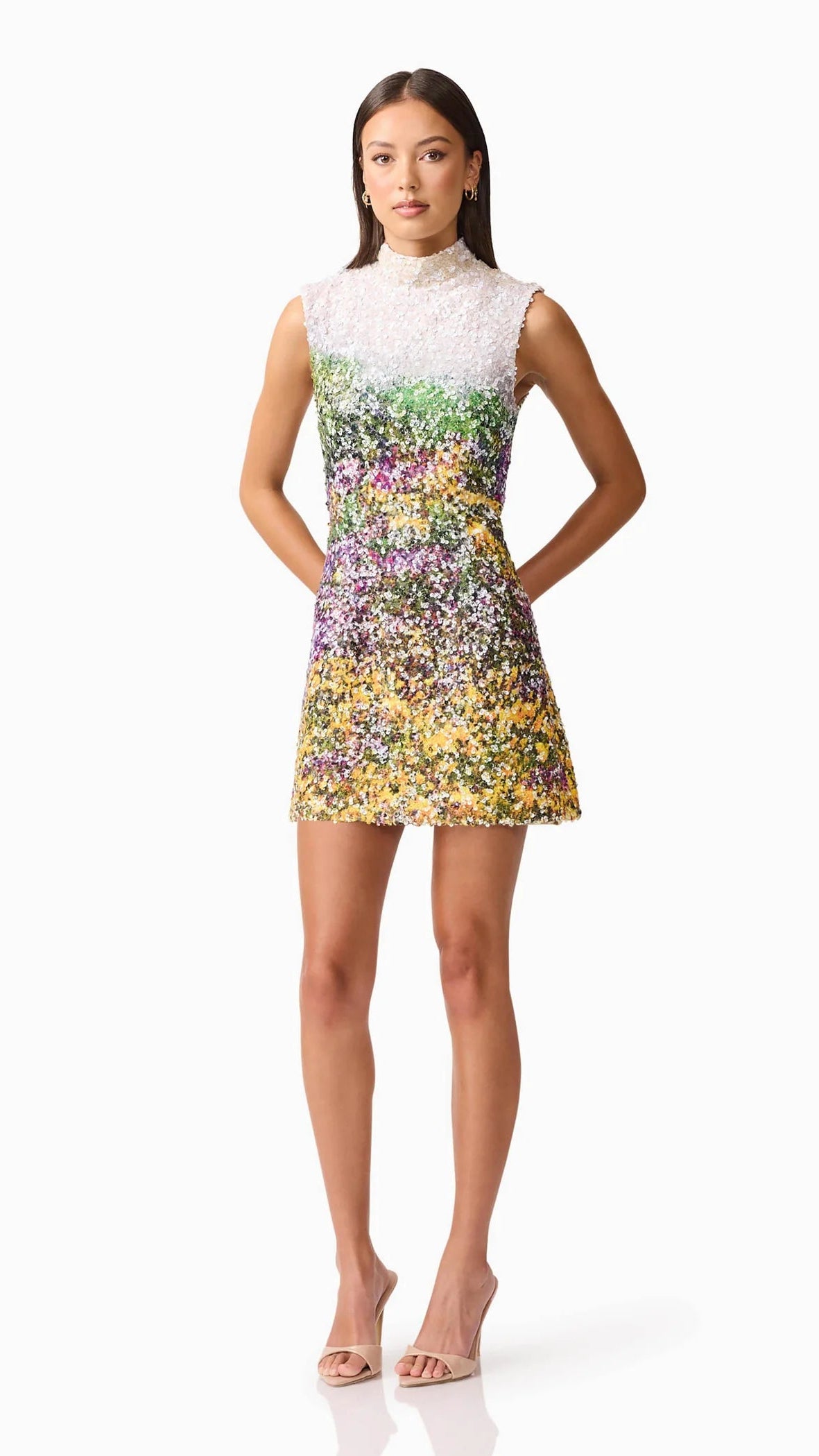 Elliatt Arden Sequin Mini Dress in Multi