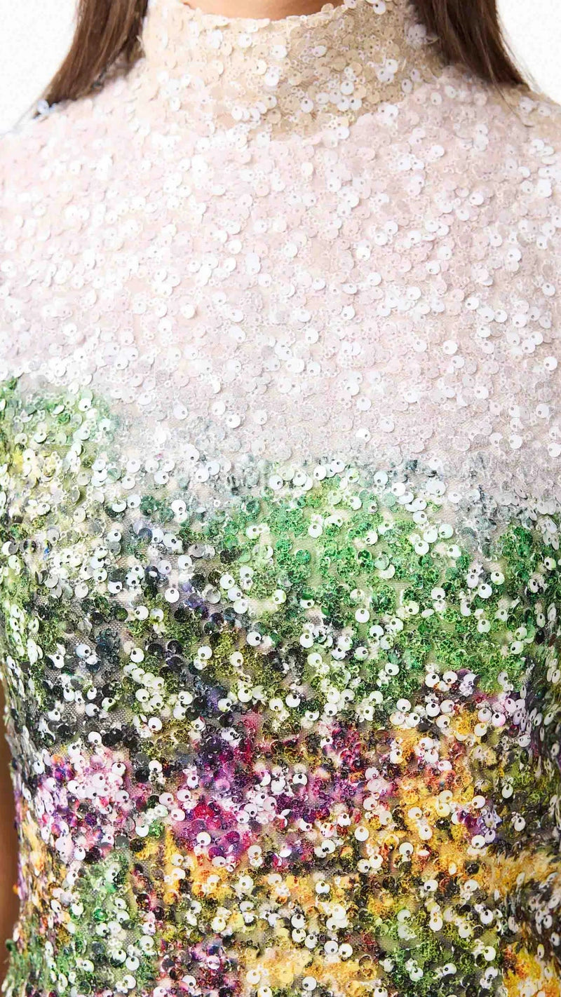 Elliatt Arden Sequin Mini Dress in Multi