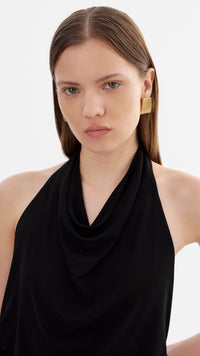 Lamarque Enza Halter Top in Black