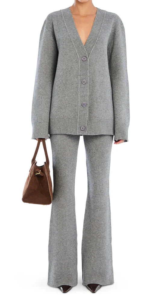 Seroya Denise Cardigan in Medium Grey