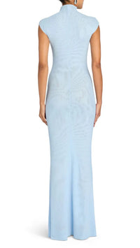 Ser.o.ya Laissa Mesh Gown in Ice Blue