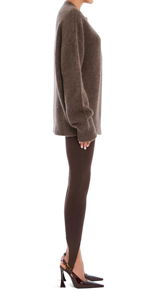 Seroya Kelsey Stirrup Legging in Slate Brown