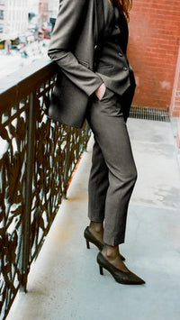 Favorite Daughter The Favorite Cigarette Pant in Grey