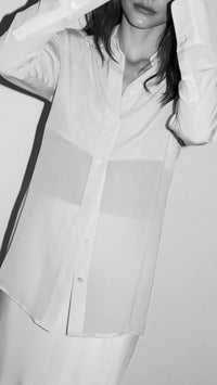 Favorite Daughter Sheer Sophistication Top in Ivory