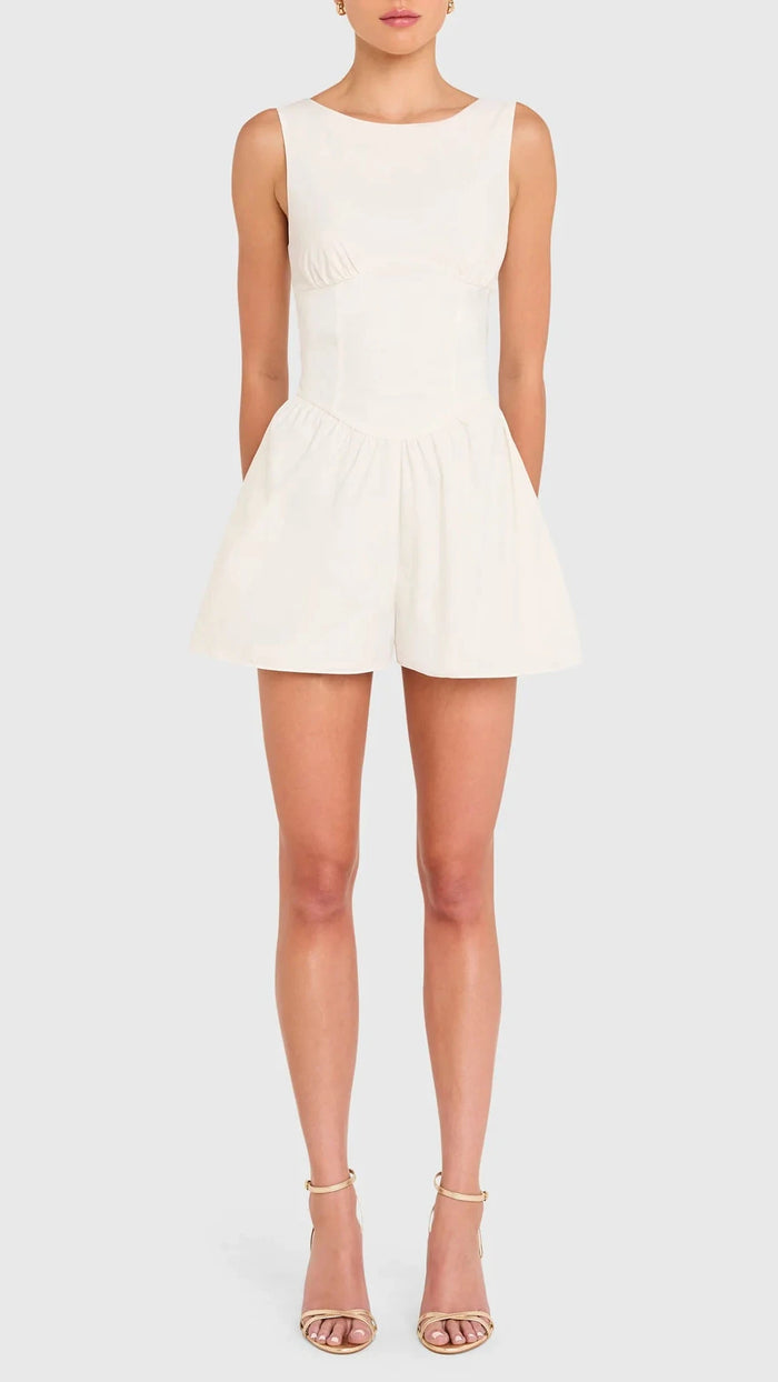 Amanda Uprichard Bellini Romper in White