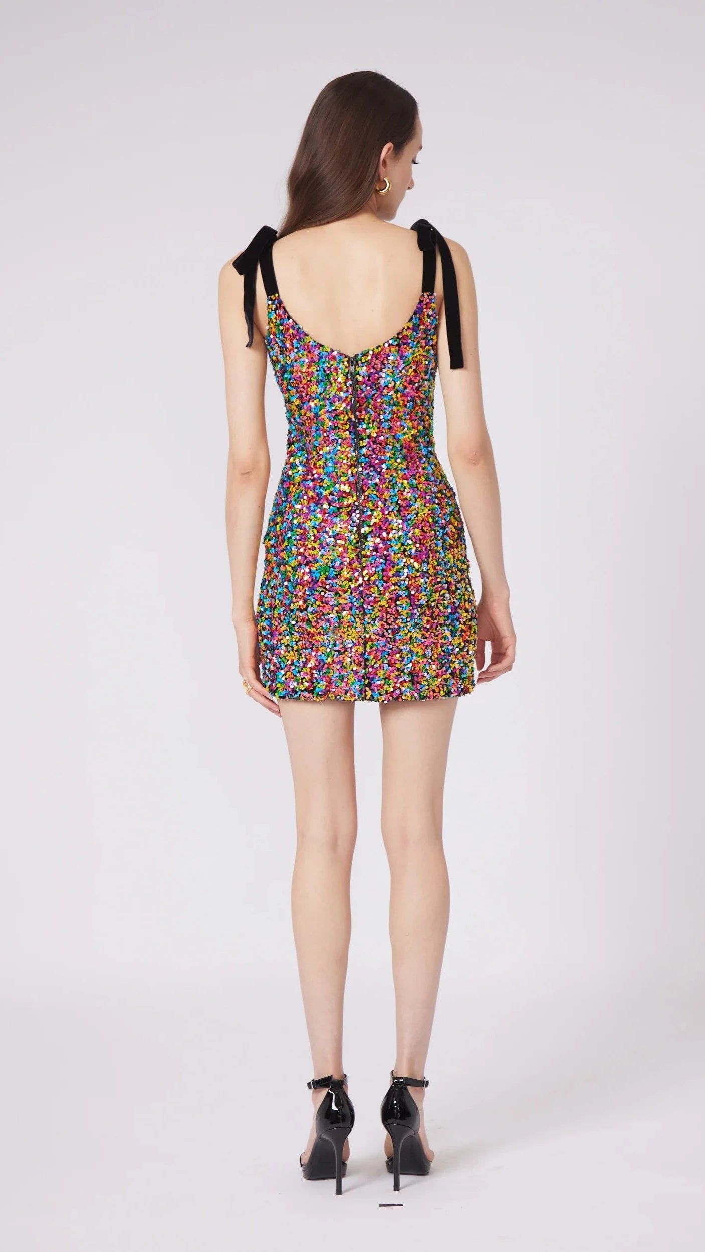 Gilner Farrar Tatum Sequin Mini Dress in Rainbow – Suite 201