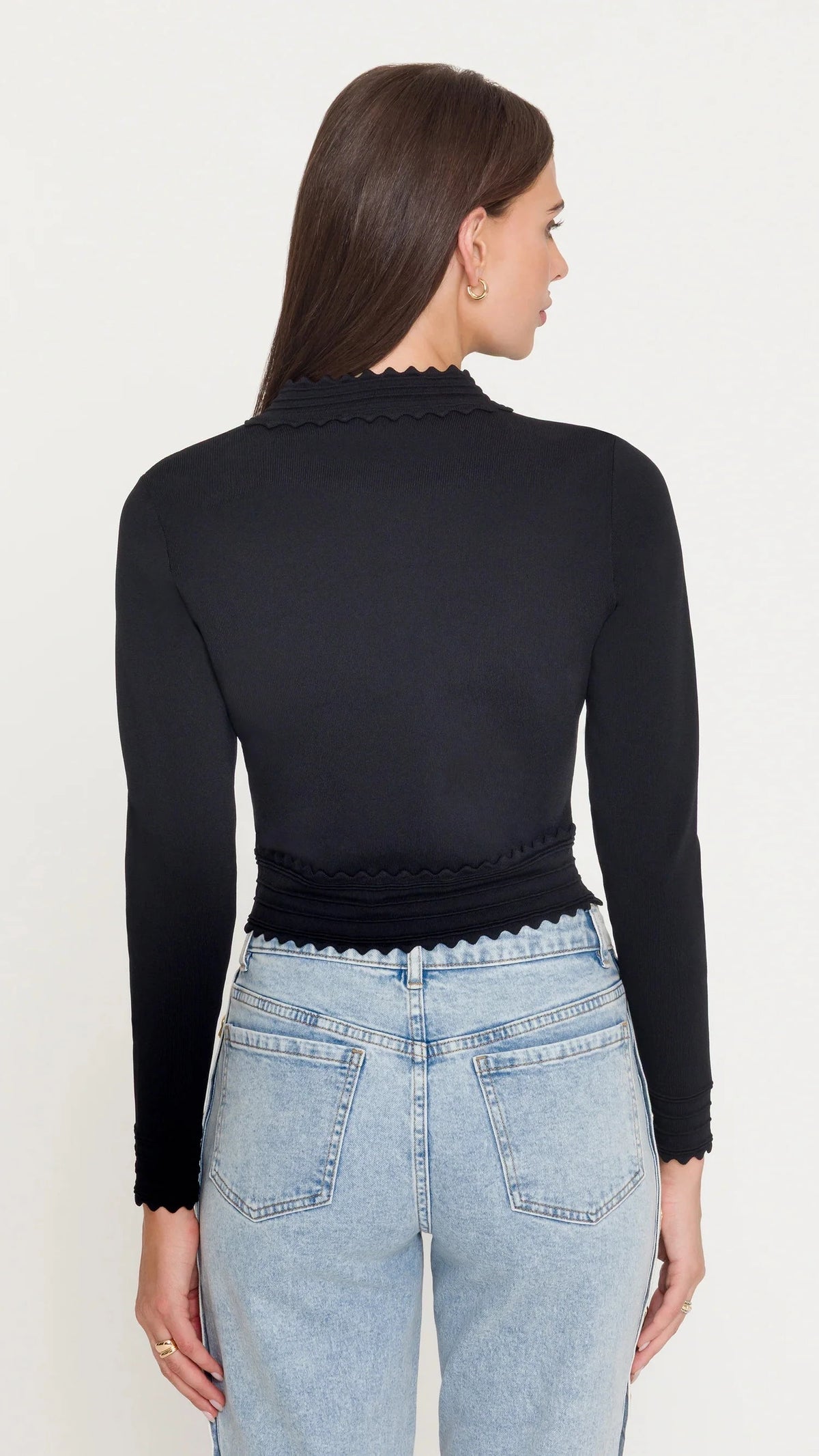 Generation Love Blossom Cardigan in Black