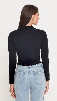 Generation Love Blossom Cardigan in Black