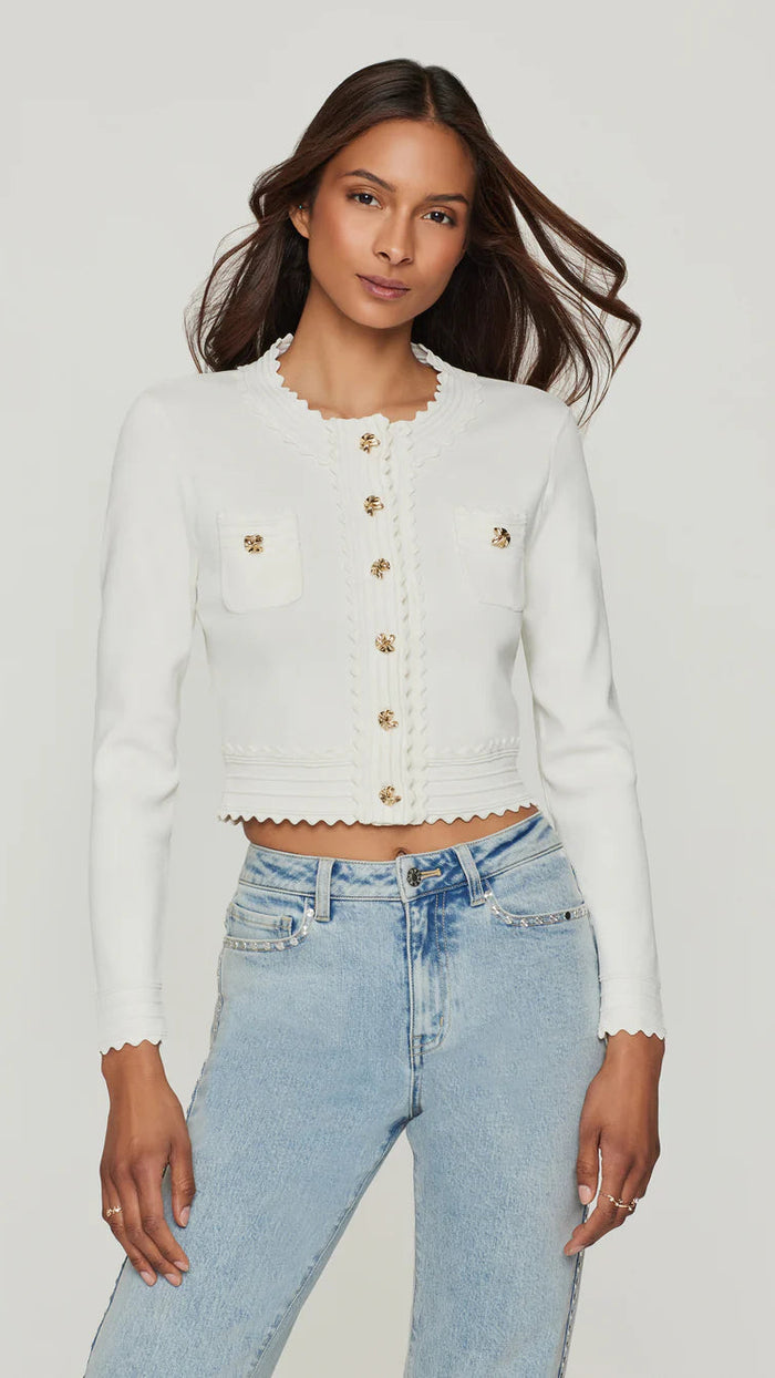 Generation Love Blossom Cardigan in White