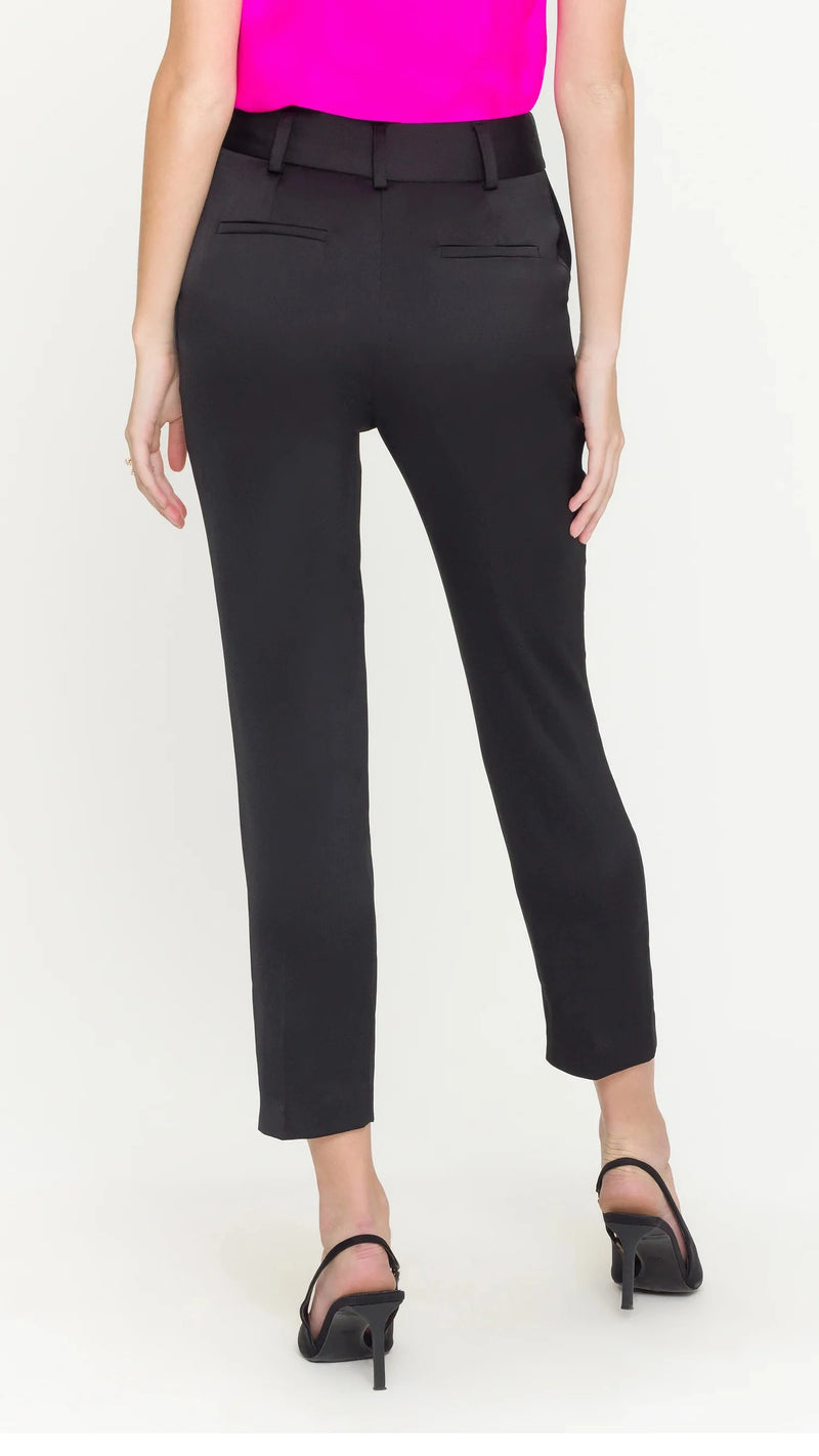 Generation Love Tula Satin Pant in Black