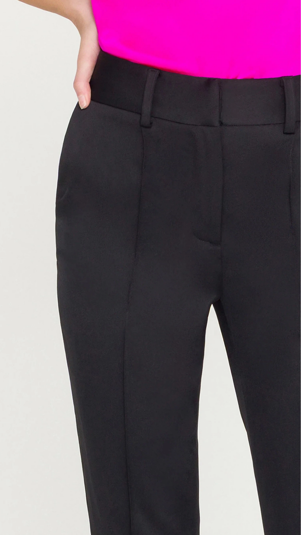 Generation Love Tula Satin Pant in Black