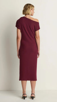 Nation LTD Hallie Midi Dress in Port