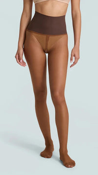 Commando Essential Sheer Tights in Espresso