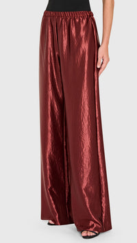 Amanda Uprichard Mariko Pants in Russet