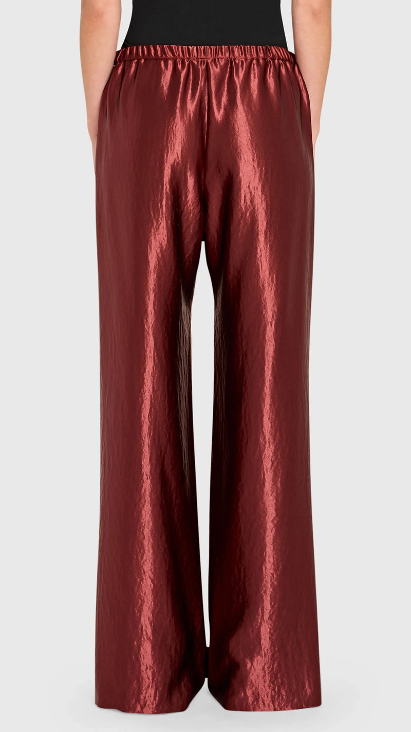 Amanda Uprichard Mariko Pants in Russet