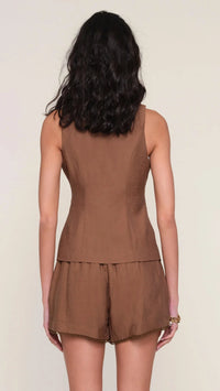 Heartloom Campari Vest in Mocha