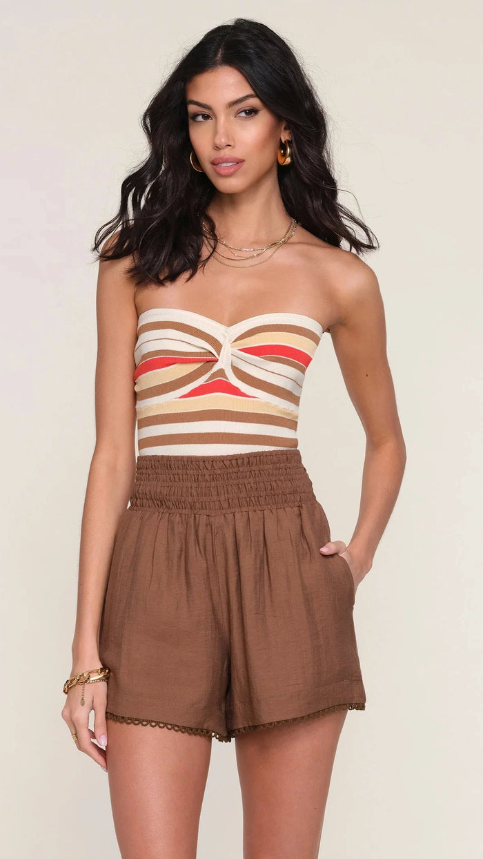 Heartloom Como Short in Mocha