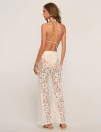Heartloom Tristan Cover Up Lace Pant in Eggshell