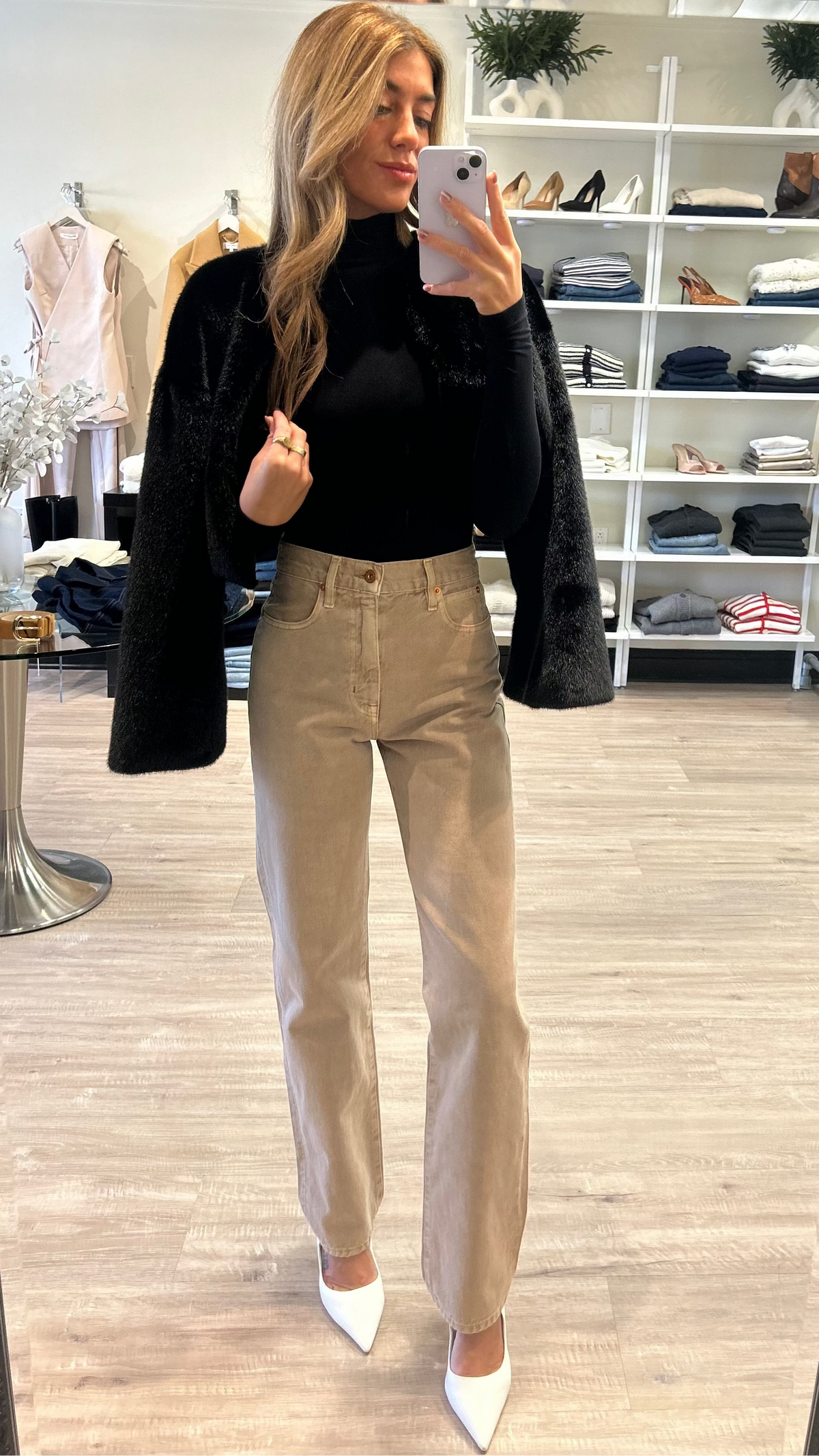 SLVRLAKE London High Rise Straight in Sun Valley