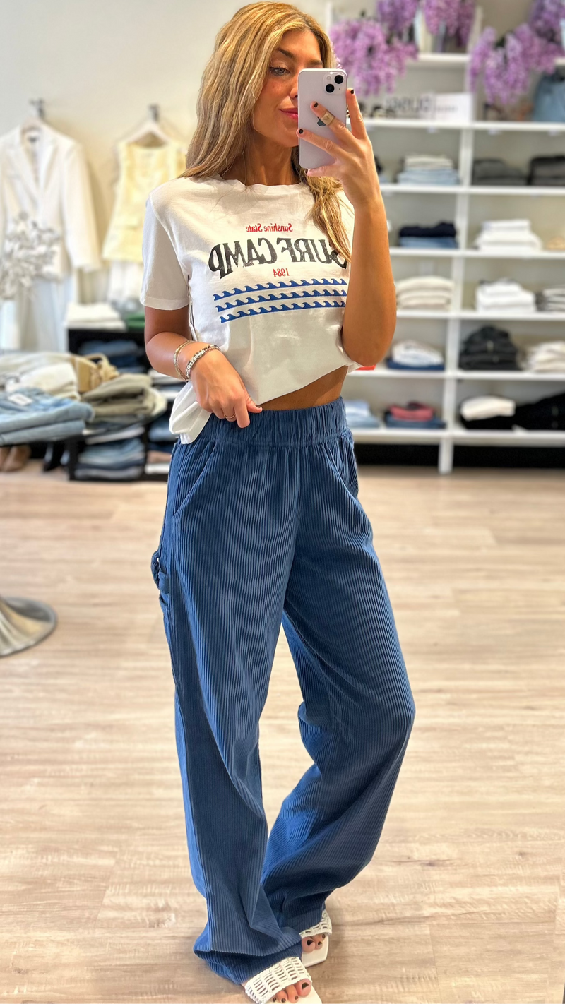 Les Tien Jackson Puddle Carpenter Corduroy Pant in Periwinkle
