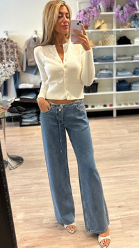 Still Here Cool Relaxed Jean in Classic Blue