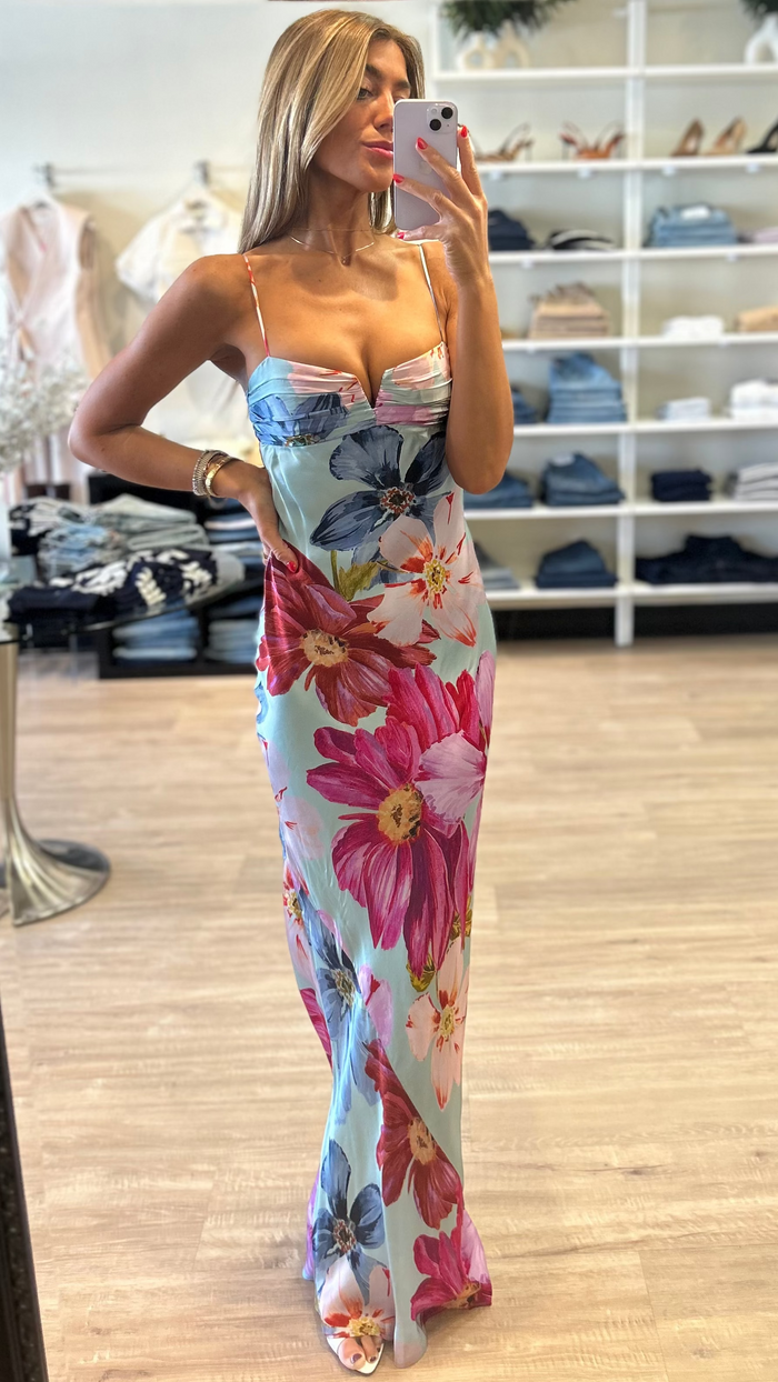 Amanda Uprichard Ira Gown in Daphne Floral