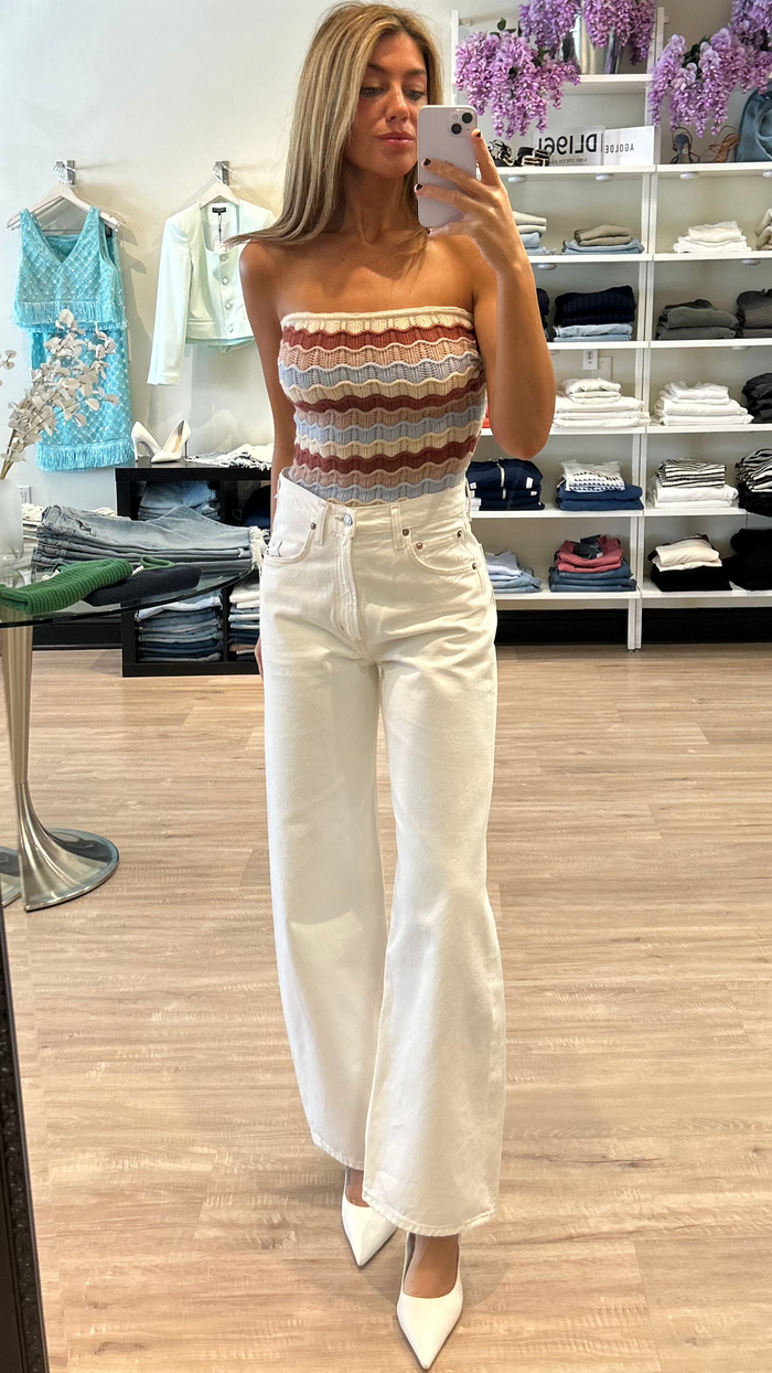 AGOLDE Denim Low Curve Jean in Milkshake
