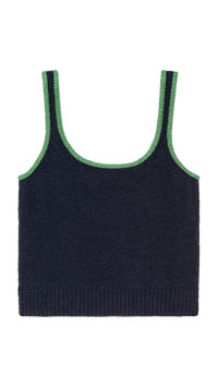 Nation LTD Peggy Sue Two Tone Sweater Tank in Night Sky