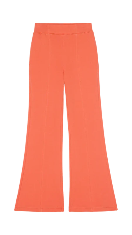 Nation LTD Reece Flare Sweatpants in Coral Kiss