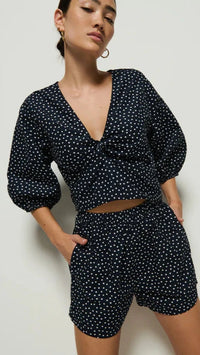 Nation LTD Flynn Short in Cabana Polka Dot