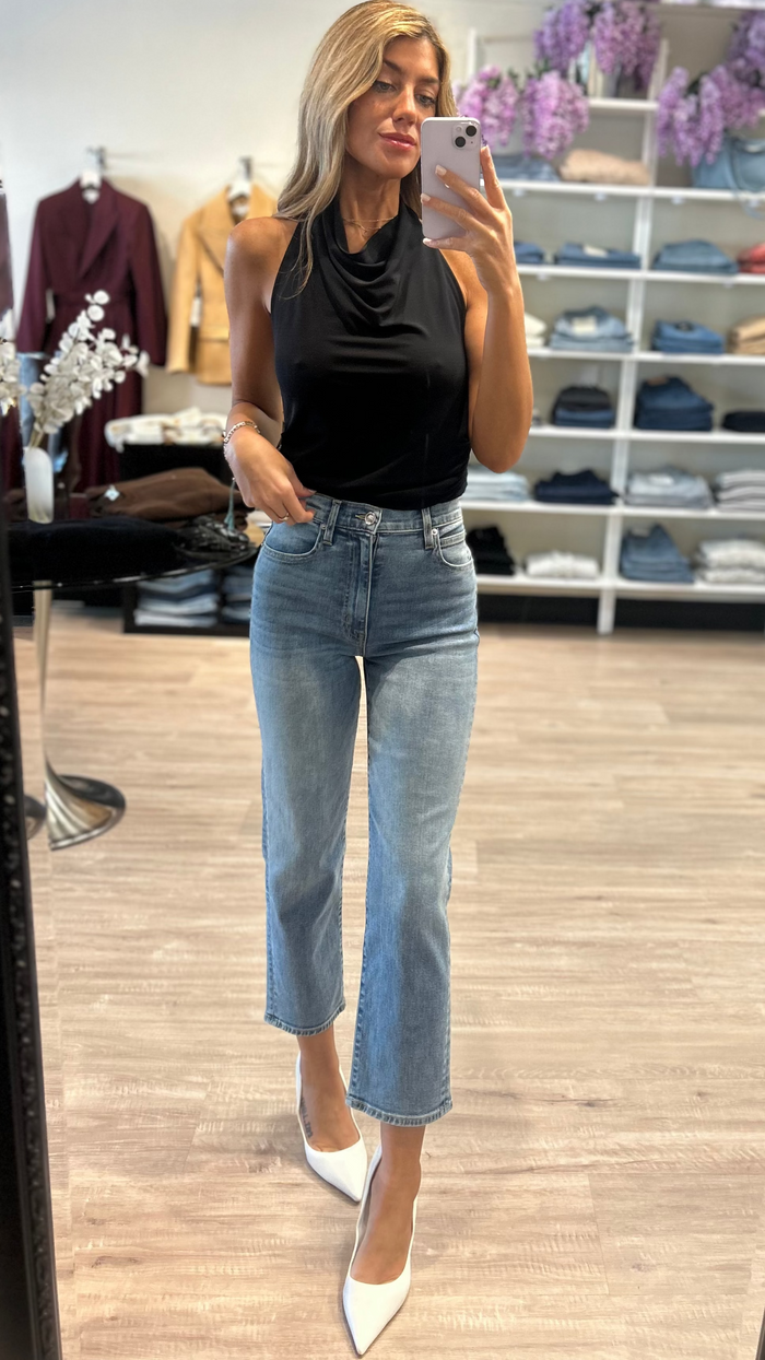 Lamarque Enza Halter Top in Black