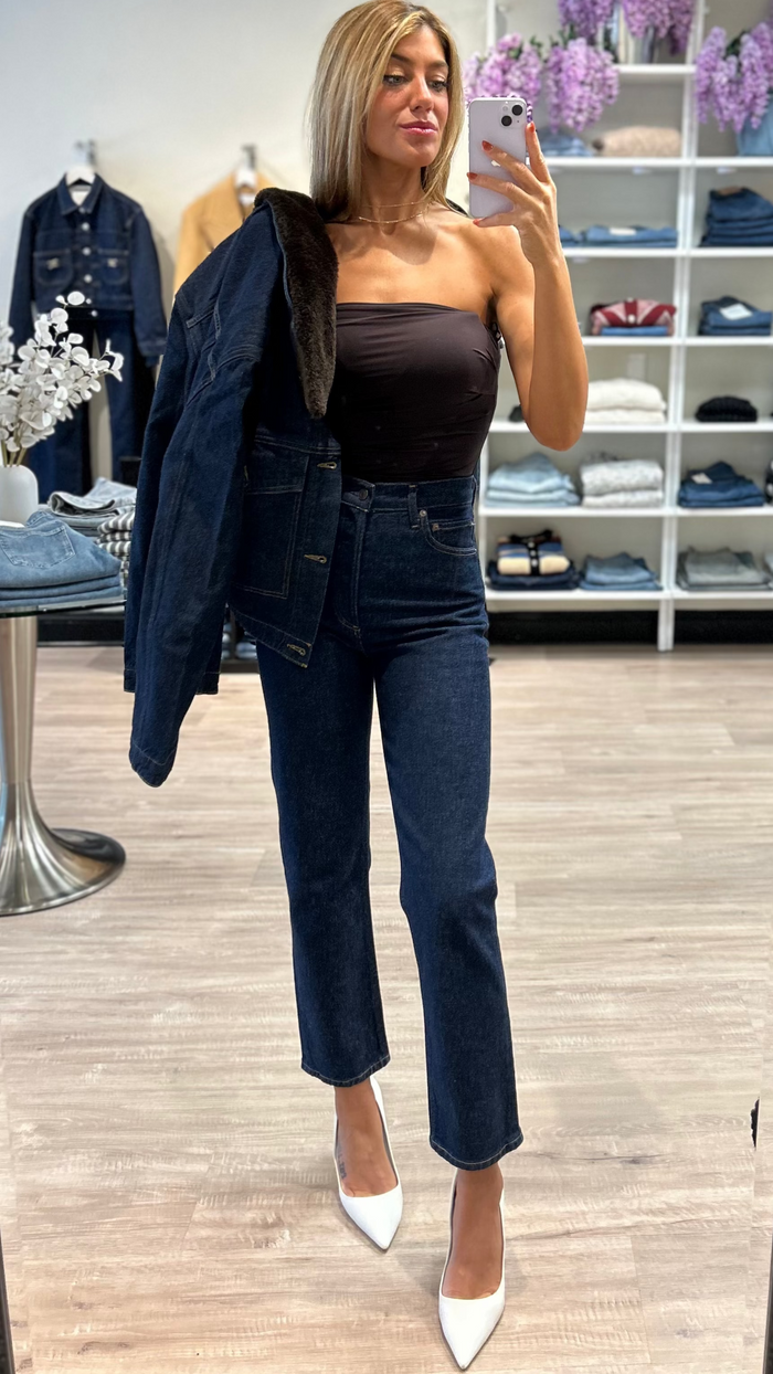 AGOLDE 90's Pinch Waist Crop in Reissue