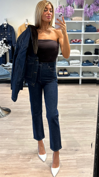 AGOLDE Walker Faux Fur Collar Denim Jacket in Rinse