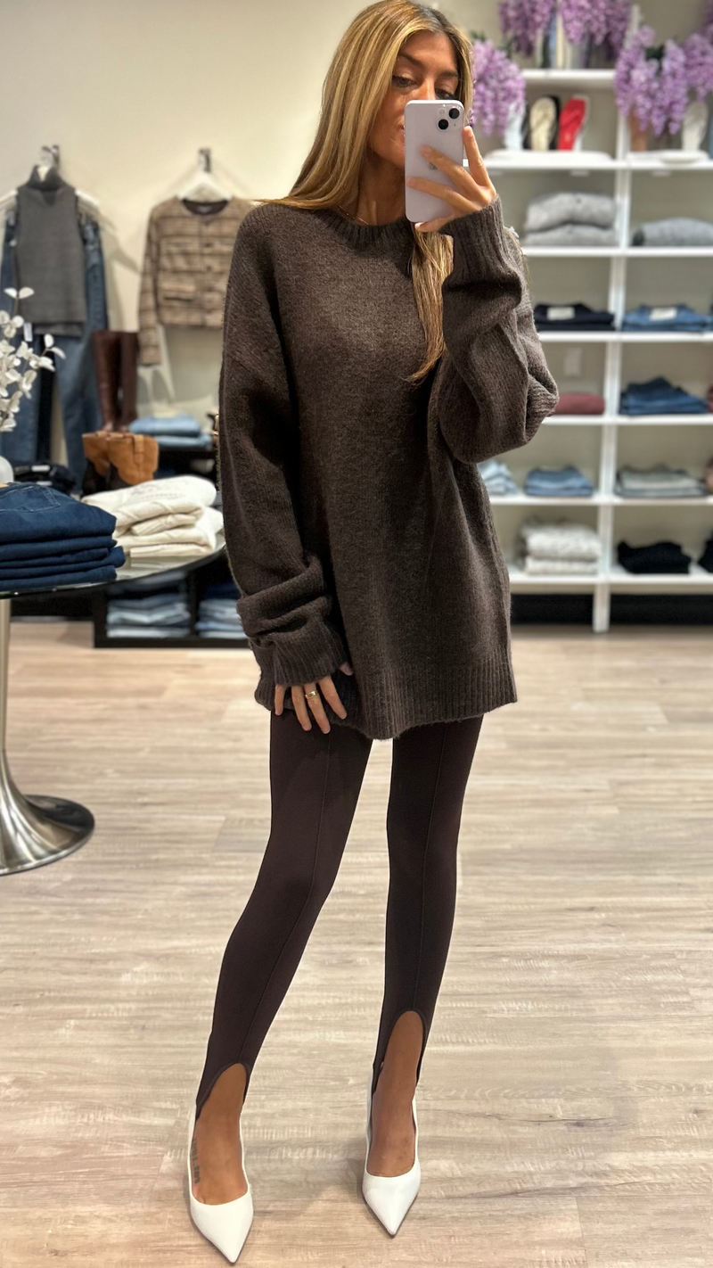 Seroya Kelsey Stirrup Legging in Slate Brown