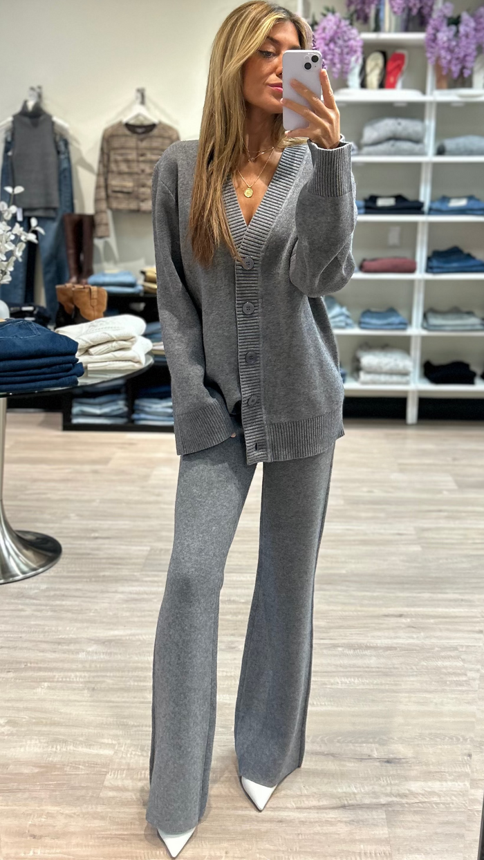 Seroya Denise Cardigan in Medium Grey