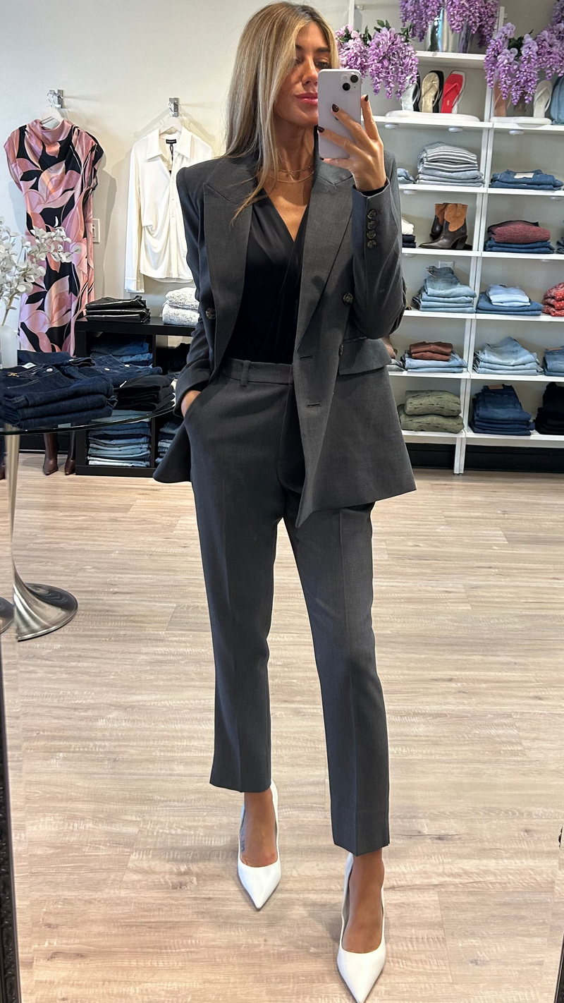 Favorite Daughter The Favorite Cigarette Pant in Grey