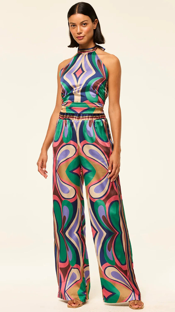 Misa Reshma Pants in Butterfly Mirror Print