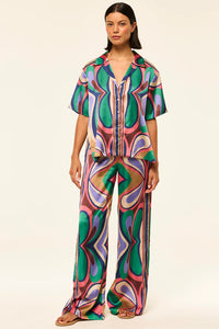 Misa Reshma Pants in Butterfly Mirror Print