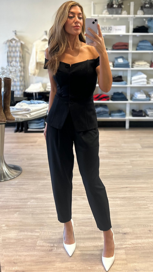Favorite Daughter Pippa Pant in Black