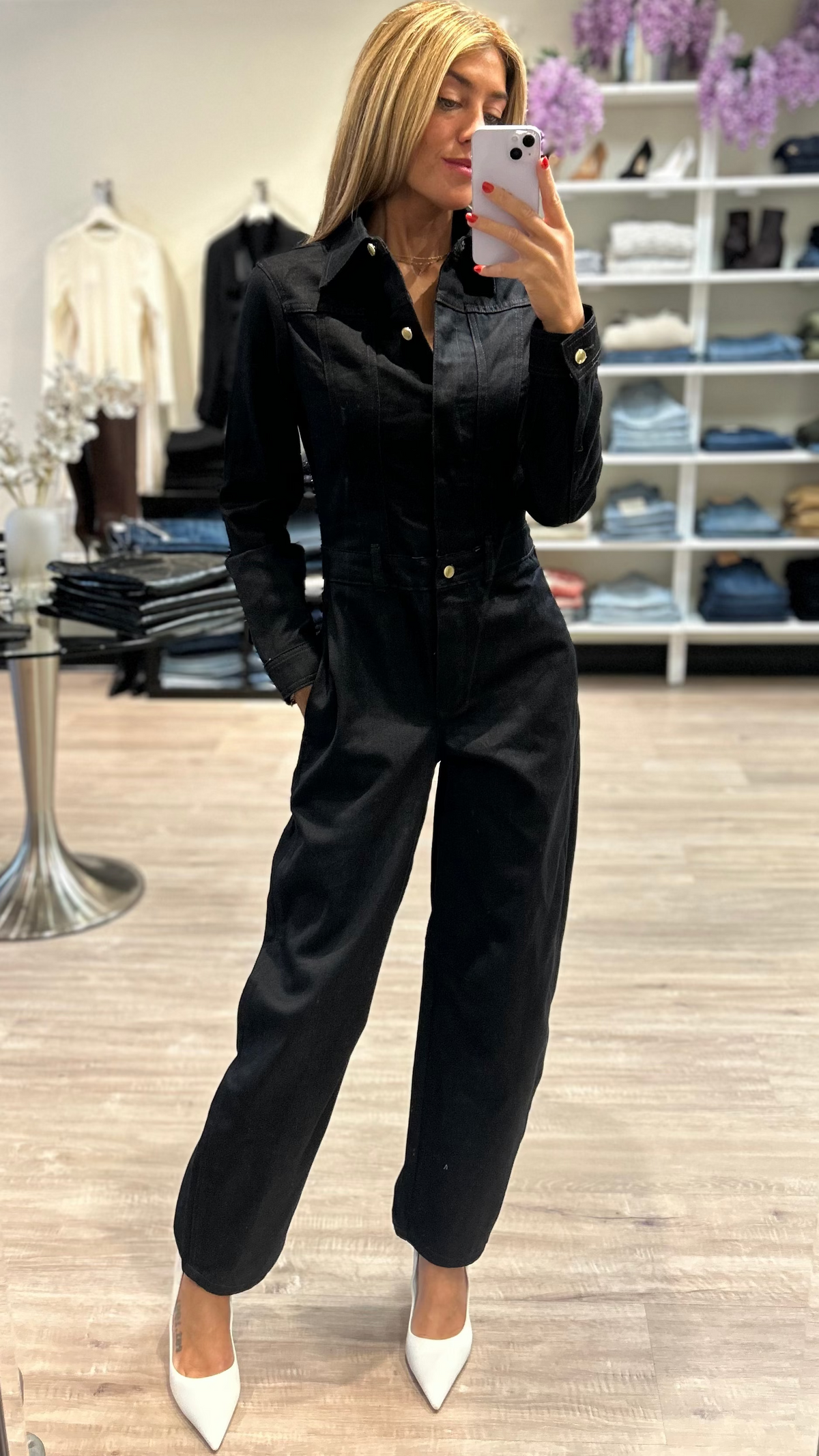 DL1961 Alissa Jumpsuit in Eternity