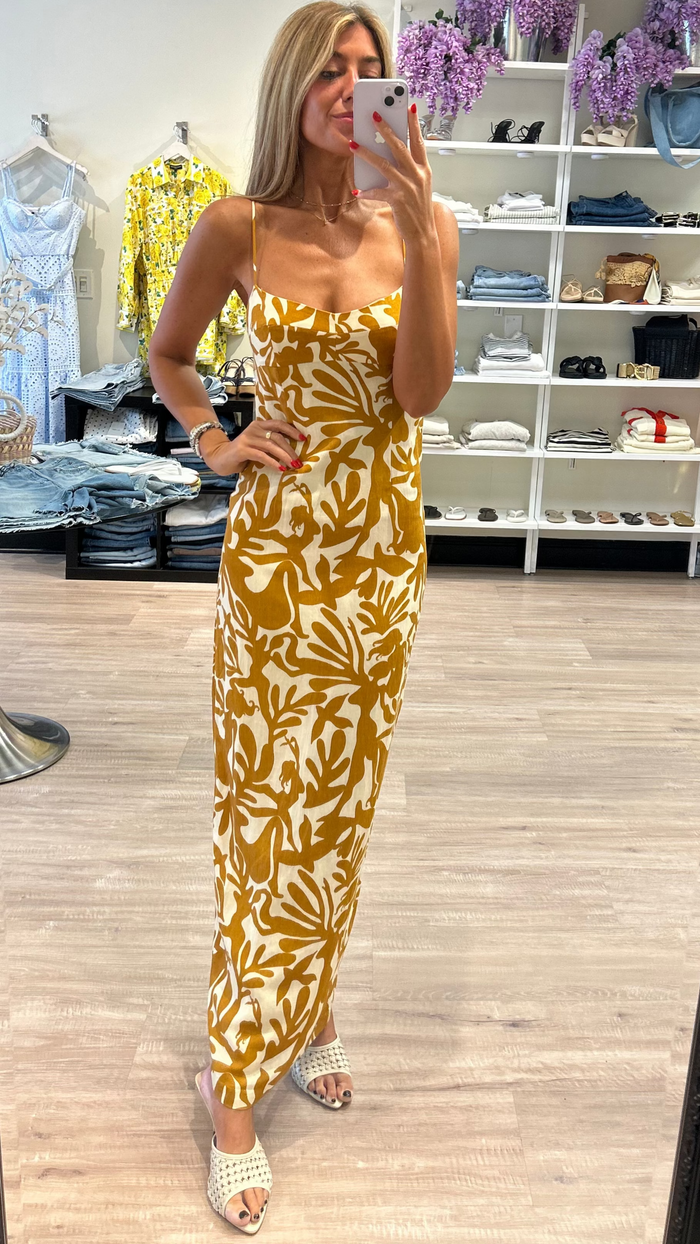 Amanda Uprichard Lawrence Maxi Dress in Botticelli Print