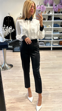 Generation Love Tula Satin Pant in Black