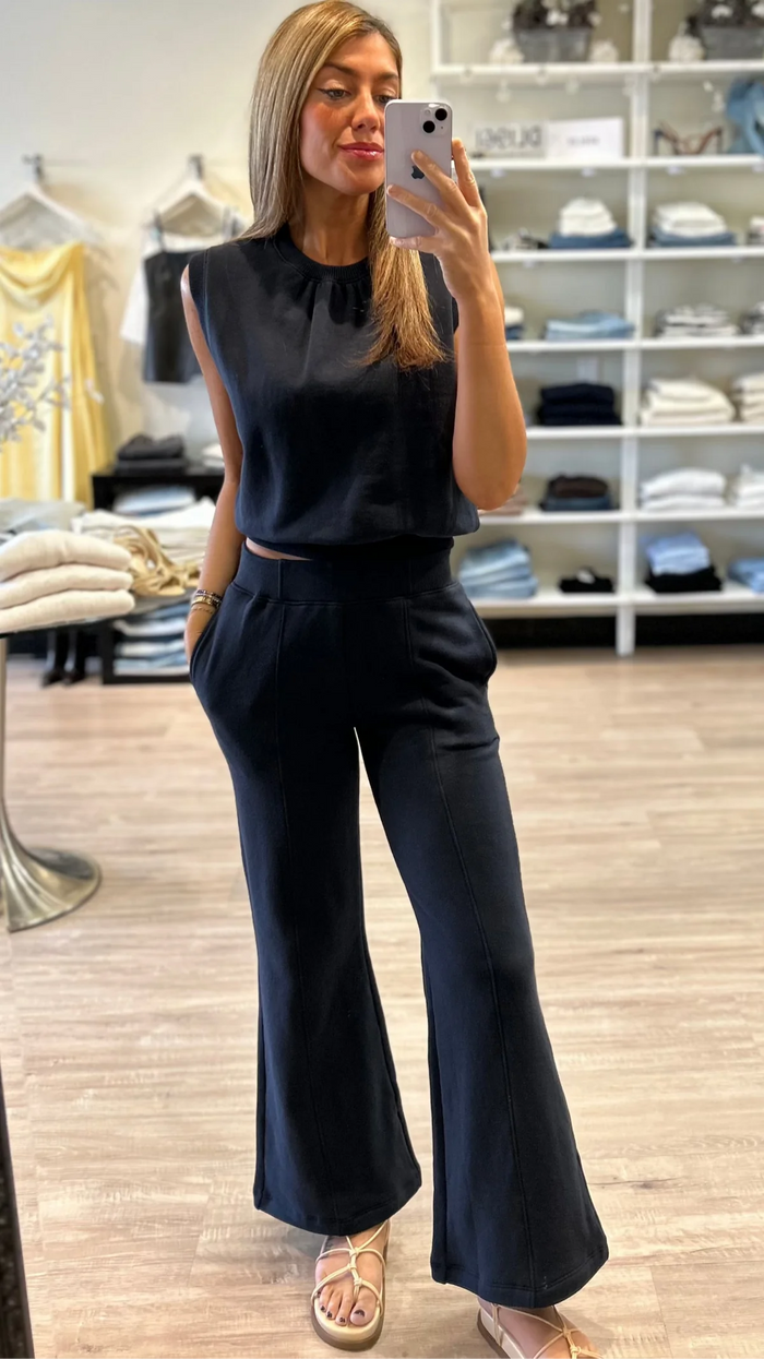 Nation LTD Reece Flare Sweatpants in Night Sky