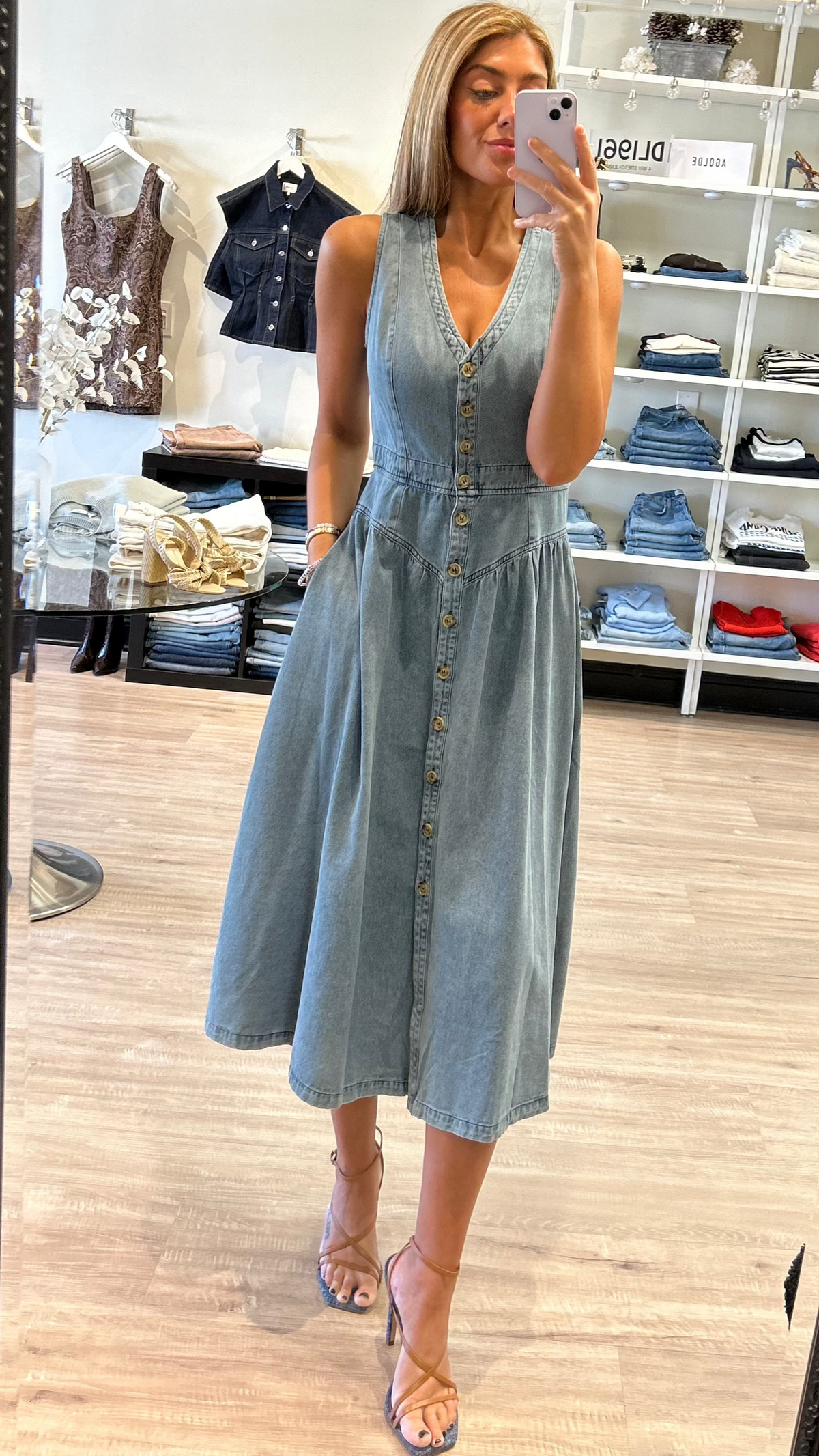 Heartloom Jaime Denim Dress